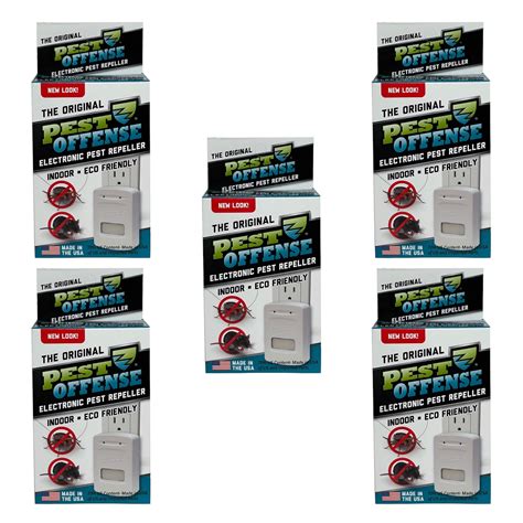 the original pest offense reviews|PEST OFFENSE Electronic Pest Repeller (Pack of 5) .